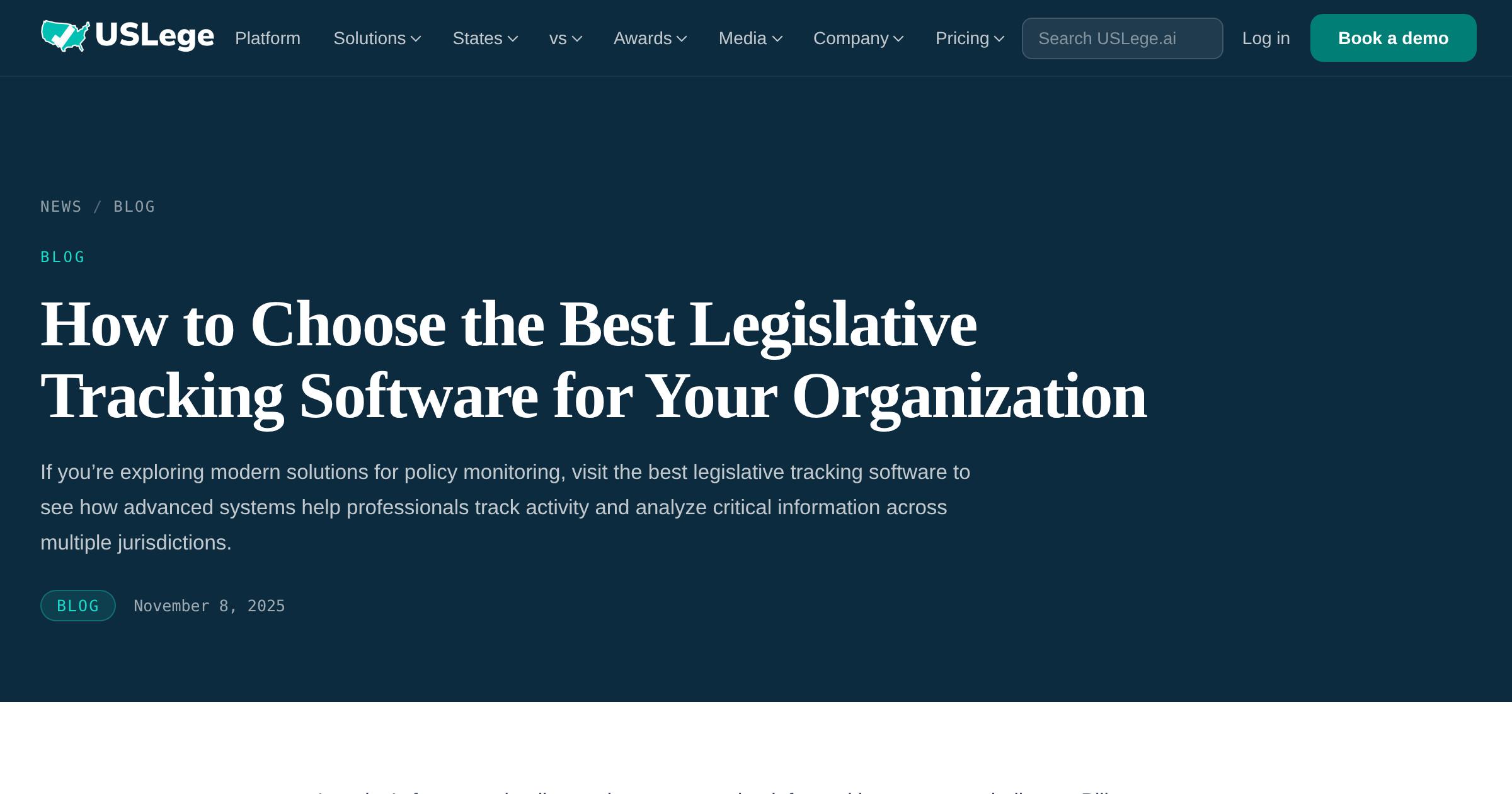 How to Choose the Best Legislative Tracking Software for Your ...