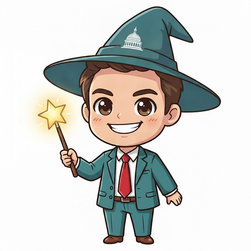 James Herring as a wizard illustration